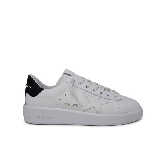 Golden Goose Purestar White Calf Leather Sneakers - NWT - Picture 1 of 4